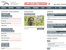 Tablet Screenshot of icdp-online.org